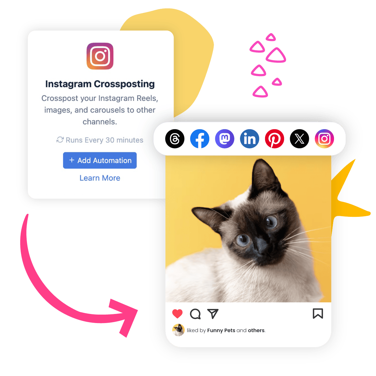 Crosspost Instagram Content to Other Platforms