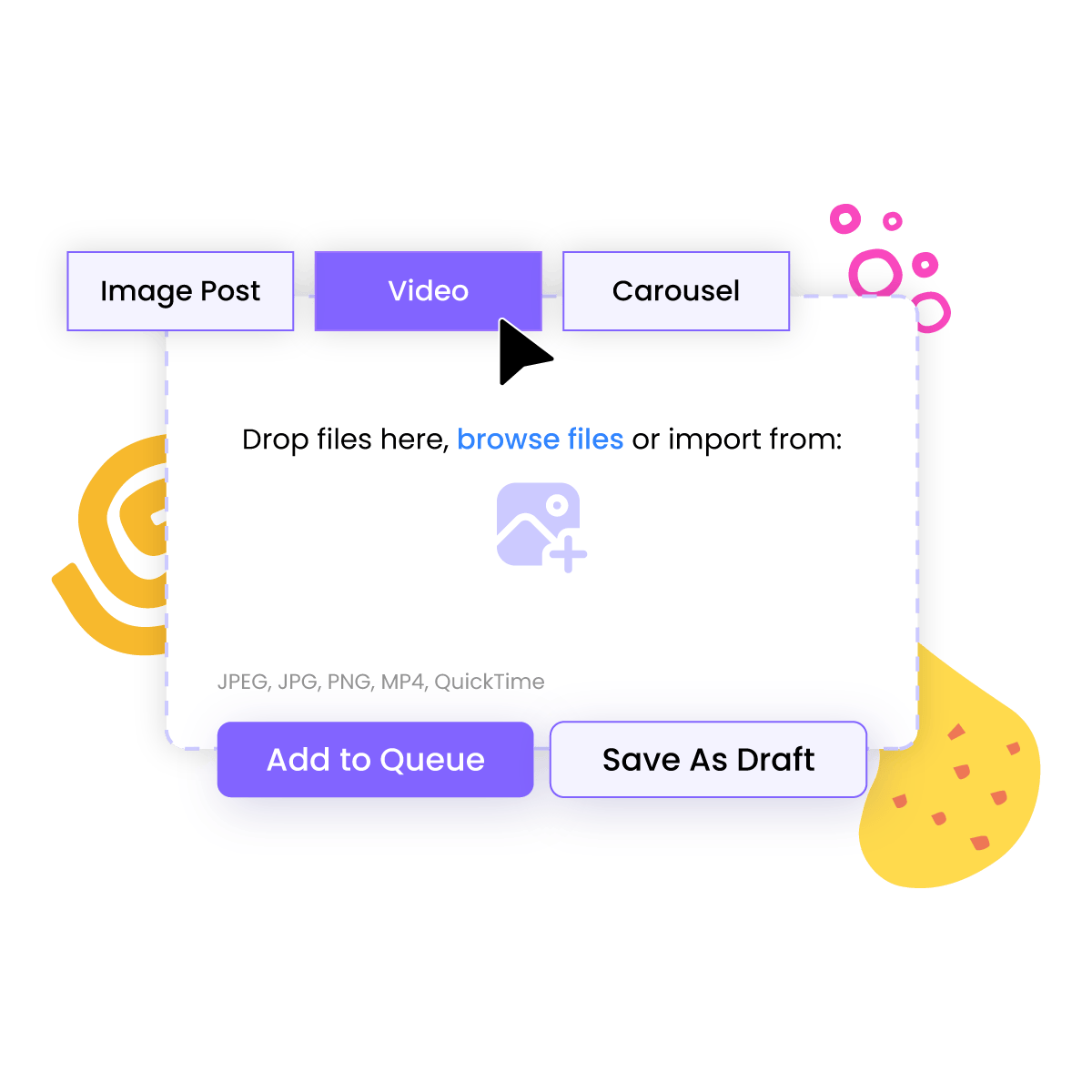 Drag & Drop Bulk Facebook Scheduling