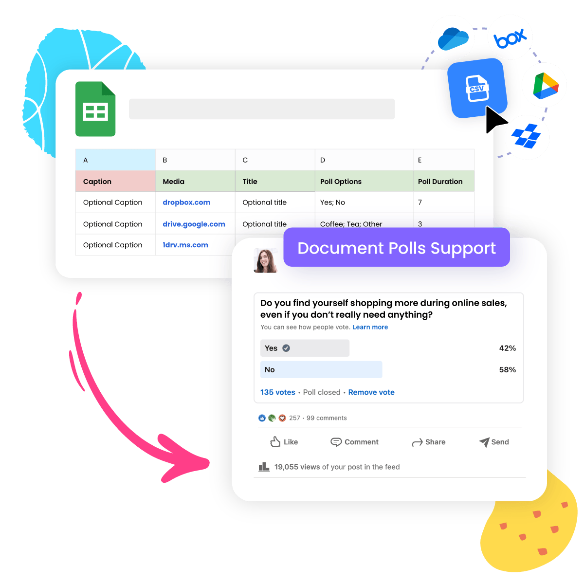LinkedIn Document Polls Support
