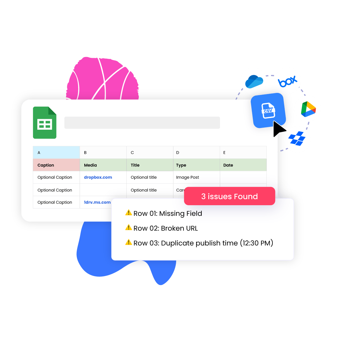 Smart Error Detection for CSV Uploads