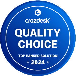 crozdesk quality choice 2024 badge