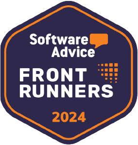 software advice FrontRunners 2024 badge