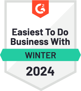 G2 easiest business winter 2024 badge