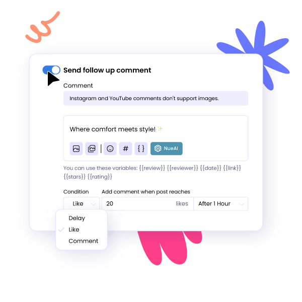 Add Automatic Follow-Up Comments