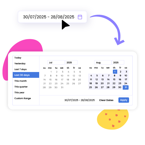 Custom Date Range Filtering