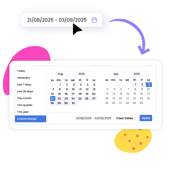 Custom Date Range Filtering