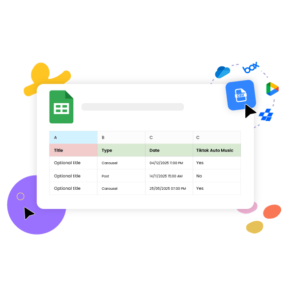 Bulk Schedule Images and Carousels