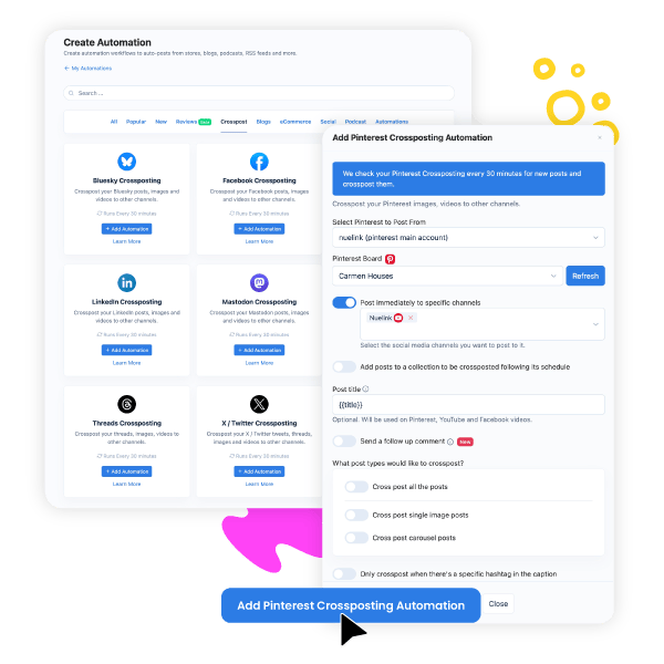 Easy Pinterest to YouTube Shorts Crossposting Setup