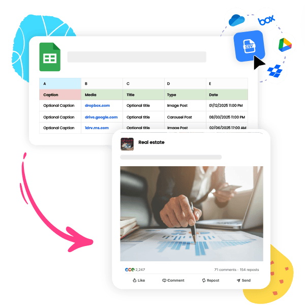 Bulk Schedule LinkedIn Posts