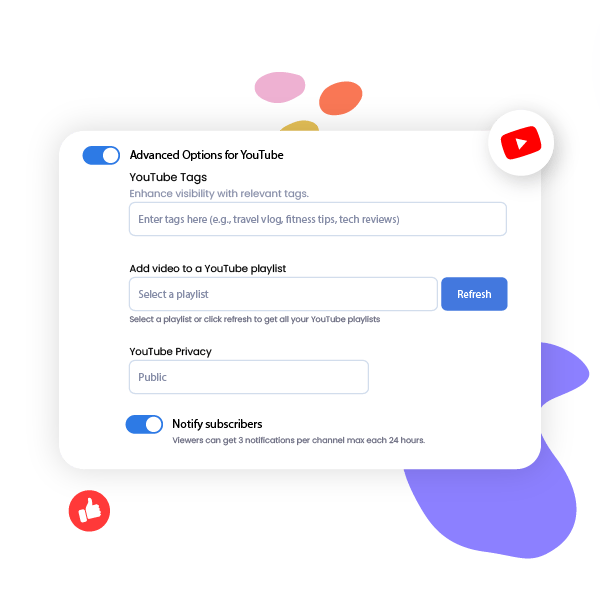 Advanced YouTube Scheduling Options